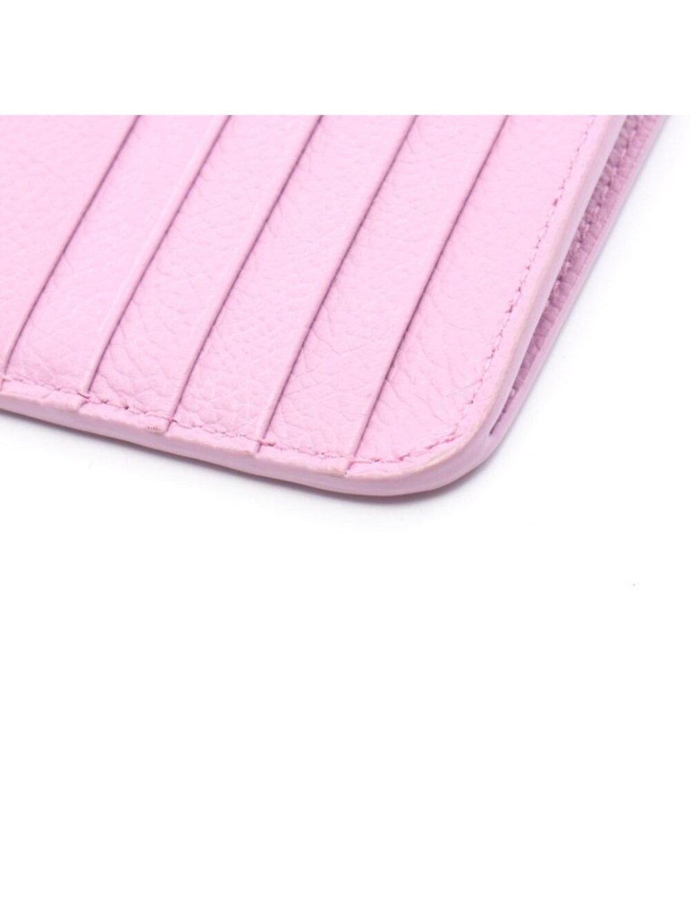 Balenciaga Coin Case Cash Long Card Purple Leather - Picture 7 of 7